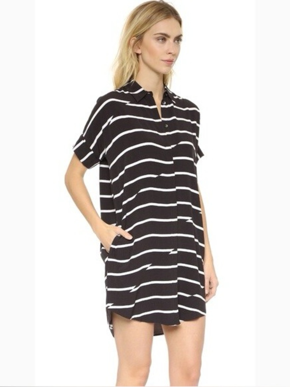 Madewell Break Stripe Courier Dress Size XXS